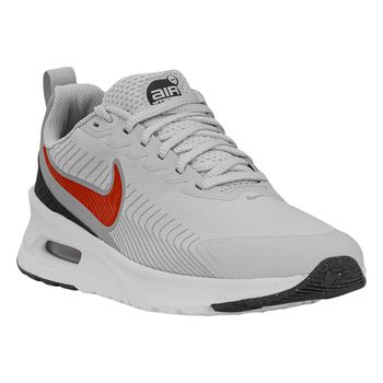 Tenis-de-Corrida-Cinza-e-Vermelho-Air-Max-Nuaxis-|-Nike-Tamanho--39---Cor--CINZA-0